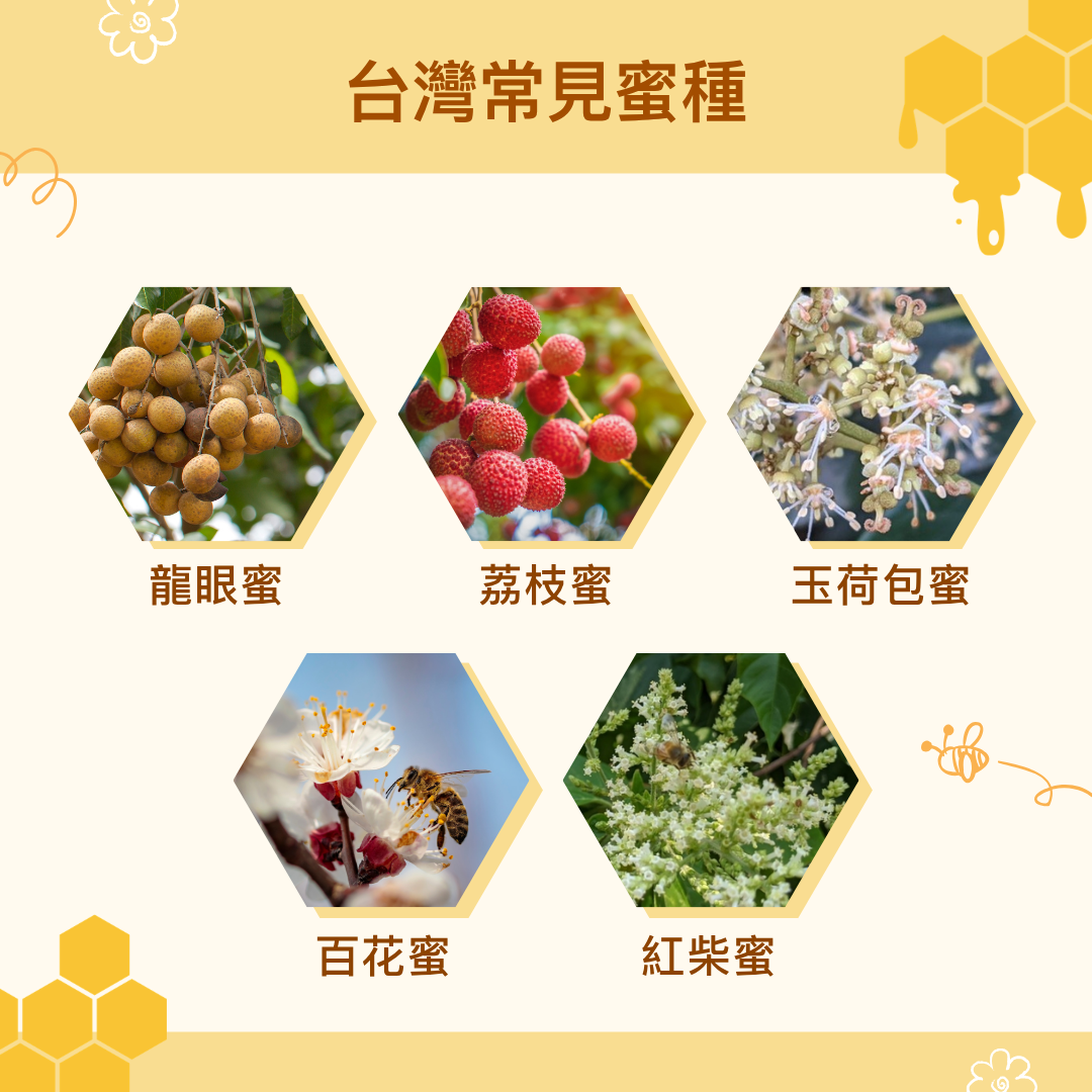 蜂蜜種類差異