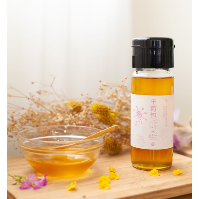 愛蜂坊/玉荷包蜜/純天然荔枝蜜/玉荷包花蜜/玻璃瓶裝 400克