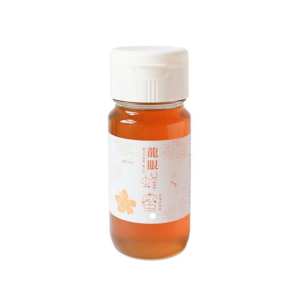 愛蜂坊/龍眼蜜/純天然龍眼蜂蜜/玻璃瓶裝700克